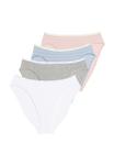 Брифы Marks & Spencer 4 PACK, Light Blue Mix/Mottled Light Blue - фото 4