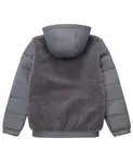 Мальчиковая куртка Sherpa 4-18 Rokka&Rolla, серый - фото 8