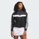 Куртка Adidas Twisted knit retro track jacket, черный - фото
