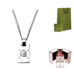 GUCCI Серебряное ожерелье Ghost - фото 5