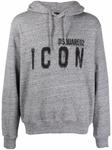 Dsquared2 худи с логотипом, серый - фото