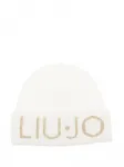 Шапка с логотипом LIU JO, белый - фото