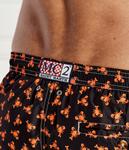 Шорты мужские St.Barth с принтом из омаров, черный - фото 3