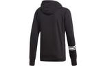 Куртка adidas Sports Training Knit Hooded Jacket Black, черный - фото 2