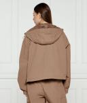 Куртка женская Ea7 короткая с капюшоном, бежевый - фото 3