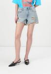 Джинсовые шорты NMELSIE DEST Noisy May, цвет Light Blue Denim - фото