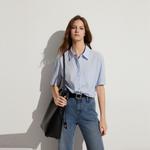 ELLE Рубашка Women's Light Blue Lapel Moderate - фото 7