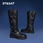 Сапоги женские St&Sat, черный - фото 13