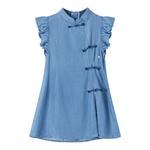 Disney Джинсовое платье Blue для детей 3-7 лет - фото