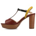 Платформенные босоножки на каблуке Journee, multi - фото 4