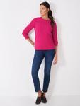 Свитер Harmony Cable Knit Wool Rich Crew Clothing, Pink - фото 3