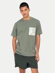 Футболка regular fit 22025286 Only & Sons, зеленый - фото