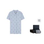 Женская поло Tommy Hilfiger, синий - фото 3