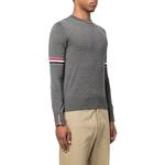 Свитер в полоску RWB THOM BROWNE, серый - фото 5