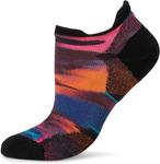 Носки Smartwool Women's Run Targeted Cushion Brushed Print Low Ankle Socks, Garden Pink - фото