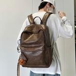 DCLOUD Рюкзак PU Unisex Black/Brown/Yellow Brown - фото 7