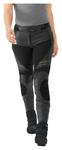 Брюки женские кожаные комбинированные С-2001 Rekurv, черный - фото