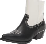 Ботинки DKNY Women's Lukas Cowboy Booties, Black/White - фото