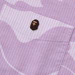 Рубашка BAPE Stripe Camo Relaxed Fit Shirt, Pink - фото 3
