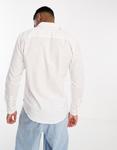 Белая рубашка с длинным рукавом из смеси льна Only & Sons - фото 3
