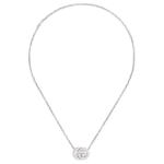 Подвеска-колье с переплетающимися элементами Gucci, серебро - фото 3