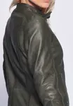 Кожаная куртка Maze "Марси", зеленый - фото 4