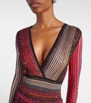 Платье миди с зигзагом Missoni, Red And Black Tones - фото 4