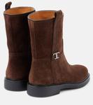 Замшевые ботильоны Tod'S, коричневый - фото 3