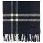 Клетчатый шарф с бахромой Burberry - фото 9
