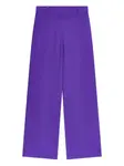 Брюки без защипов Dries Van Noten, фиолетовый - фото
