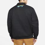 Стеганая куртка мужская черная Nike, черный - фото 7