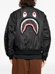 Бомбер Shark MA-1 A Bathing Ape, черный - фото 4
