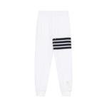 Брюки Thom Browne Sweatpants In Classic Loopback 'White/Navy' - фото