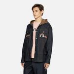 Джинсовая куртка мужская джинсовая синяя Evisu, синий - фото 4