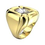 Swarovski Кристальные кольца унисекс gold - фото 2