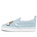 Кроссовки slip-on kids blue Vans, синий - фото