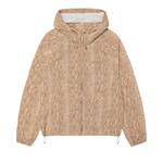 Куртка Stussy Beach Shell Snake Print Nylon, Khaki - фото