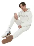 Худи с логотипом Hugo, белый - фото