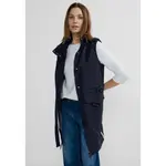 Длинный жилет Cecil с воротником с лацканами, синий - фото