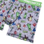 Комплект из 4 трусов-боксеров Minecraft Licensed Character, зеленый/серый/черный - фото 5