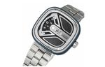 SEVENFRIDAY Часы M Collection Automatic Mechanical Movement Unisex Watch 47.6mm Silver Dial, Silver - фото 3