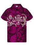 Рубашка King Kameha Maori Chest, фиолетовый - фото