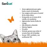 Sanicat Arena Aglomerante Комкующийся ароматный дуэт Vainilla и Mandarina 8л - фото 2