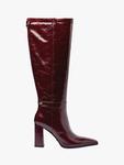 Кожаные ботинки Sabelle до колена Mallet, Red - фото