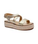 Сандалии кожаные Michael Kors Lynn, золотой - фото