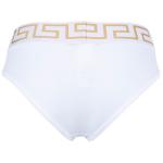 Бразильские трусы топика Versace, белый - фото 2