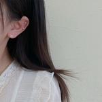 DAISY BEAUTY Серьги-гвоздики "Silver Needle" для женщин - фото 7