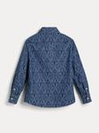 Brunello Cucinelli Kids рубашка с длинными рукавами, синий - фото 2