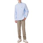 LACOSTE Рубашка мужская светлый синий - фото 4