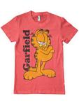 Футболка красного цвета Garfield - фото